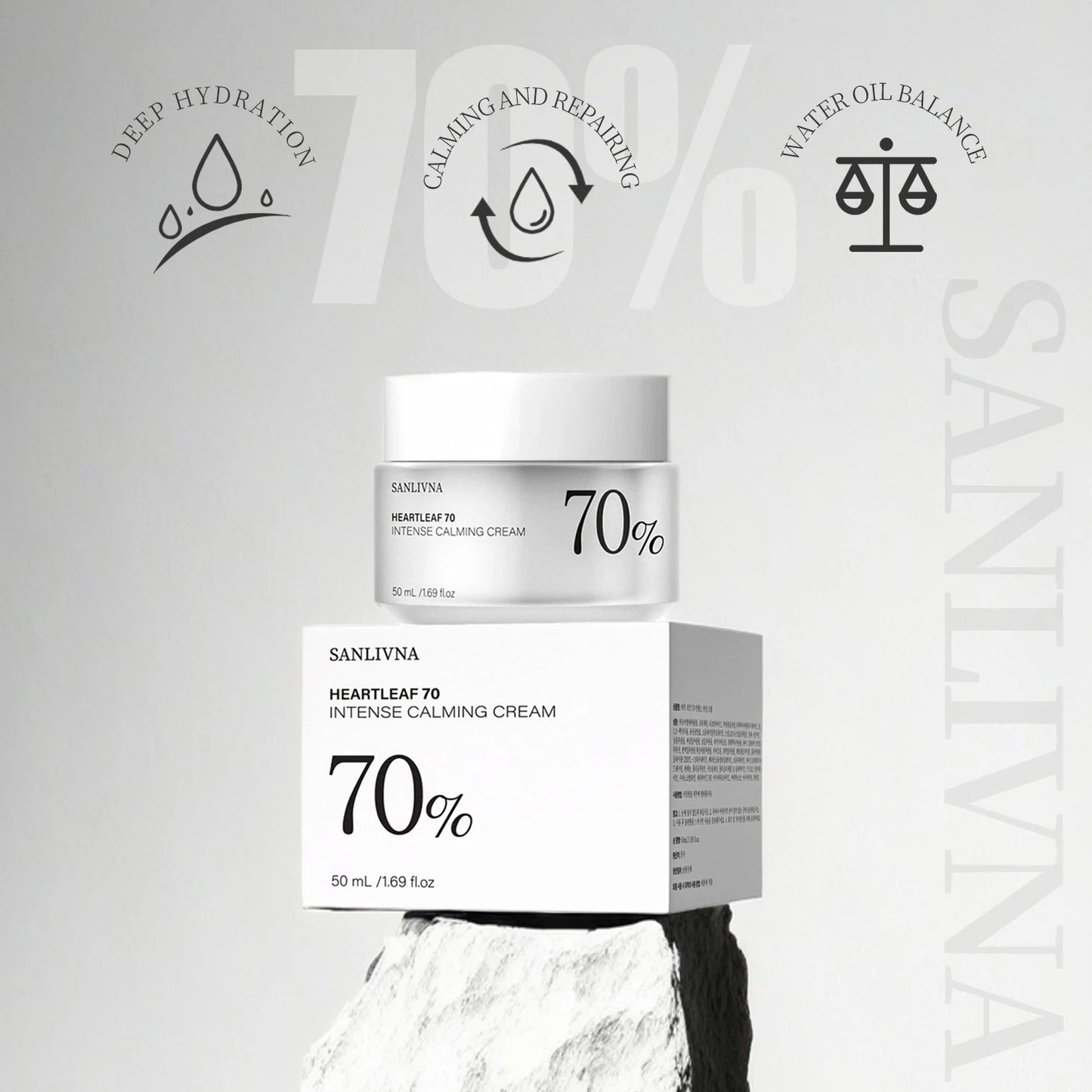 MenoMode menopause skincare essentials Heartleaf 70 intense calming cream for deep hydration and oil balance