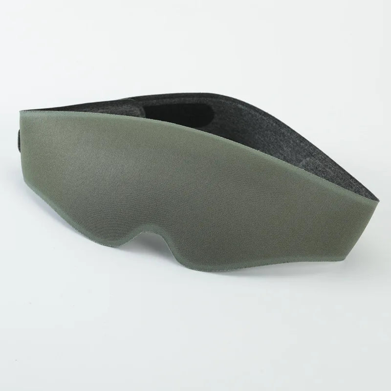 MenoMode comfort sleep mask for women in muted green with soft padding for restful sleep