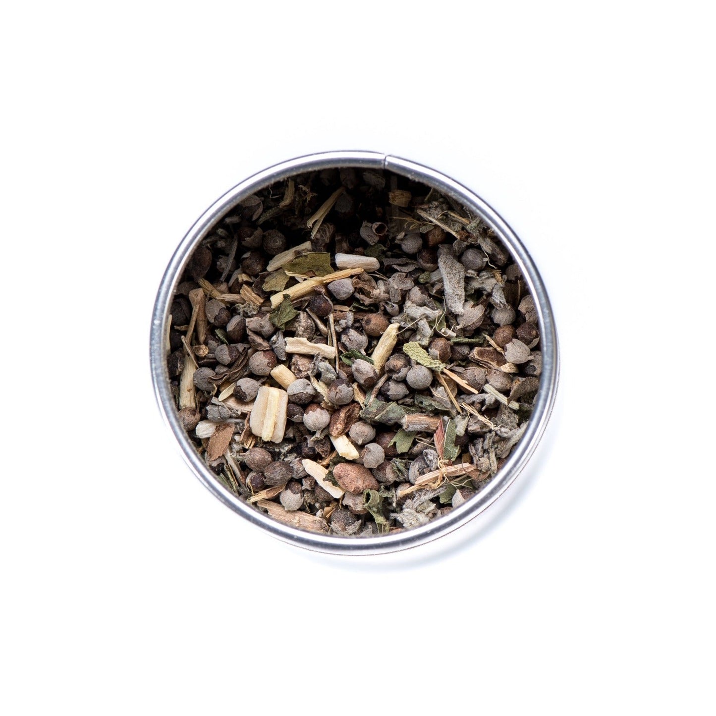 DC-PAAVANI Ayurveda ayurvedic tea for hormonal balance with natural dried herbs in metal container