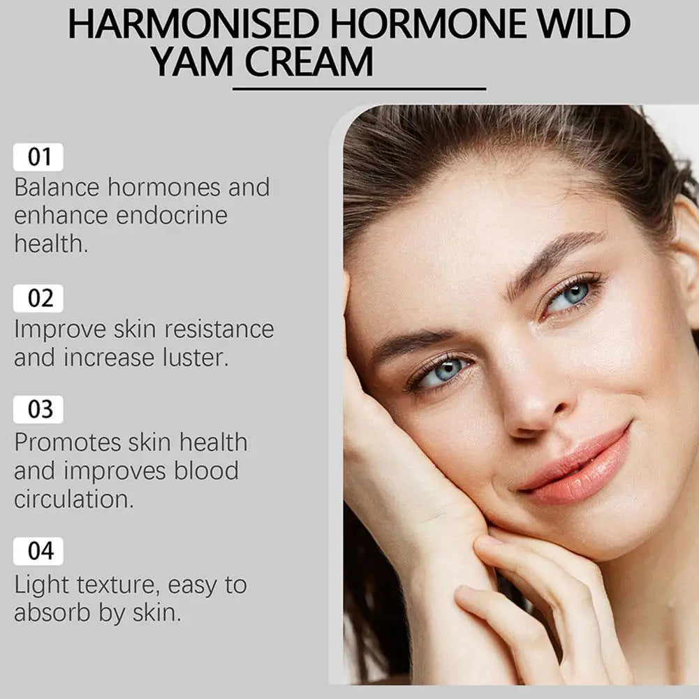Harmonised hormone wild yam cream by MenoMode hormone balancing cream for women with benefits for skin and hormone health